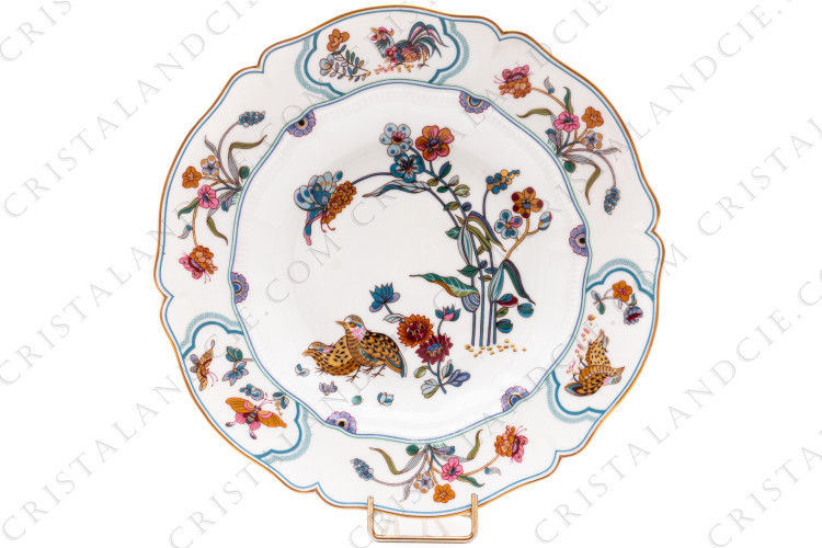 Soup plate Golden Quails by Haviland
