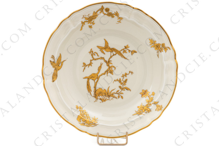 Assiette creuse Reine Elisabeth par Bernardaud