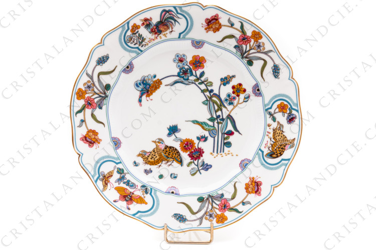 Dinner plate Golden Quails by Haviland