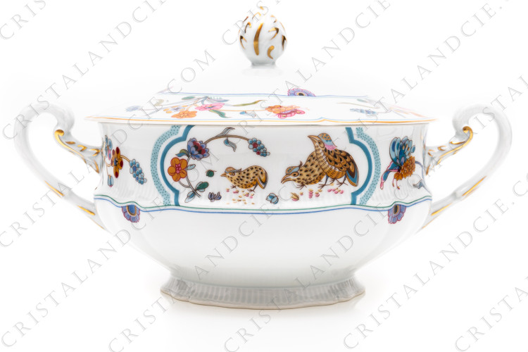 Covered vegetable Golden Quails by Haviland