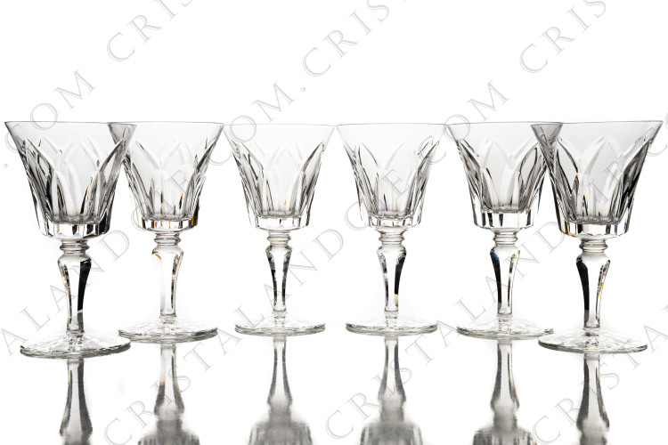 Six verres à eau n°2 Camargue par Saint-Louis