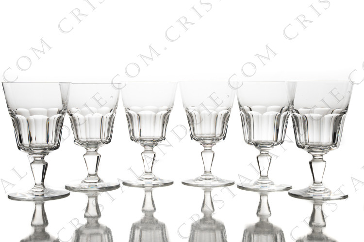 Six verres à eau n°2 Missouri par Baccarat