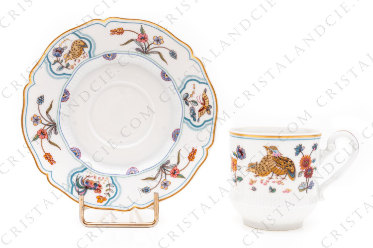 Coffee cup Golden Quails by Haviland