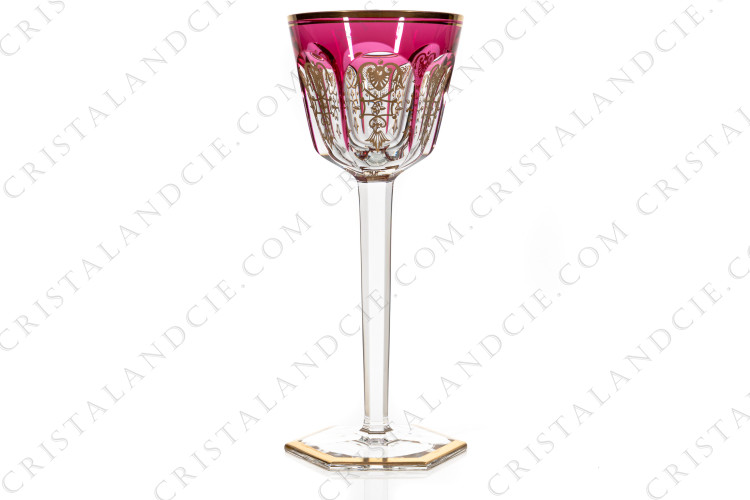 Red wine glass hock Empire by Baccarat
