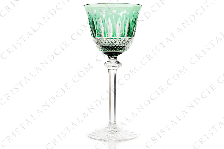 Verre à vin Roemer vert Tommy par Saint-Louis
