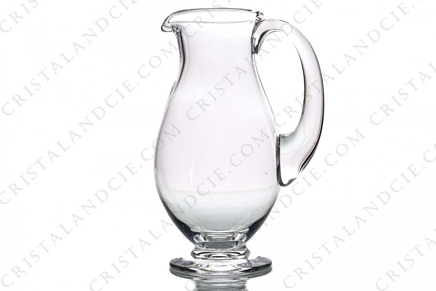Water jug in crystal by Daum pattern Bolero photo-1