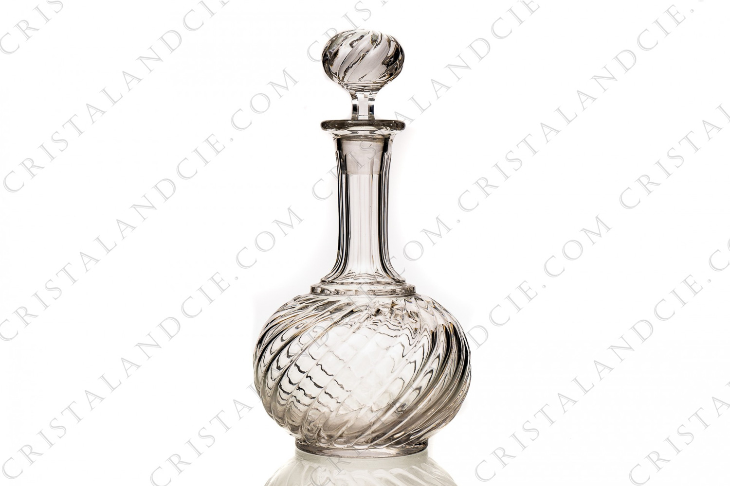 Carafe en cristal de Baccarat modèle Bambous Tors photo-1