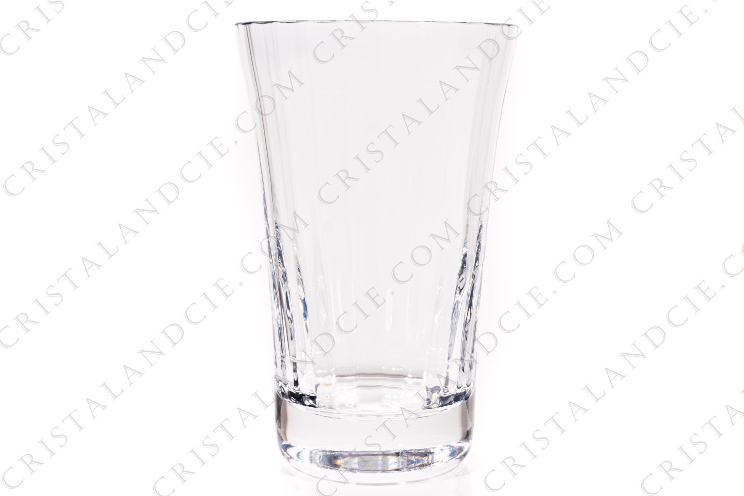 Chope en cristal de Baccarat modèle Mille Nuits, modèle créé par le designer Mathias, orné de côtes vénitiennes sur toute la hauteur photo-1