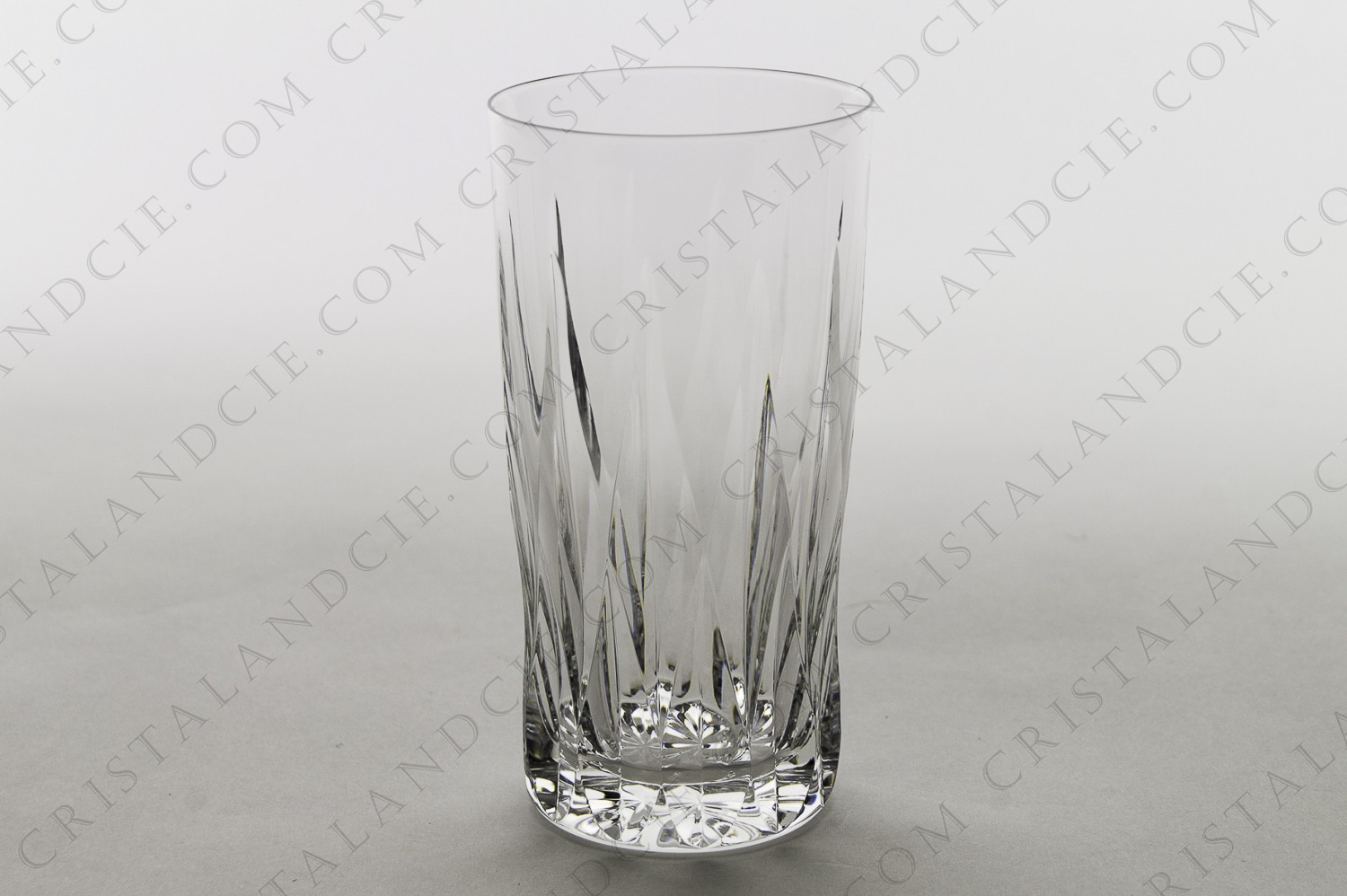 Highball in crystal by Saint-Louis pattern Provence with an important carved decor photo-1