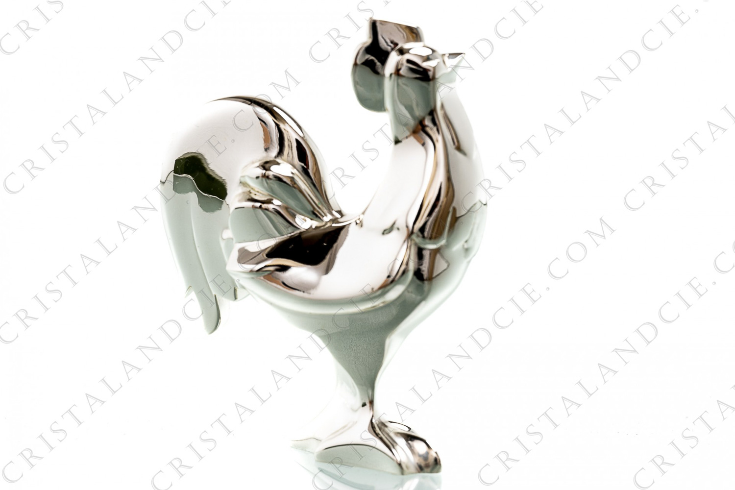 Coq du Zodiaque en métal argenté de Christofle photo-1