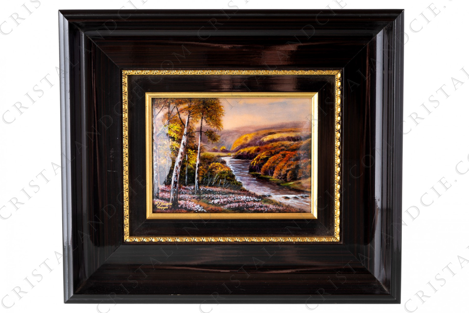 Email de Limoges réalisé par Carmona à décor de paysage automnale près d une rivière photo-1