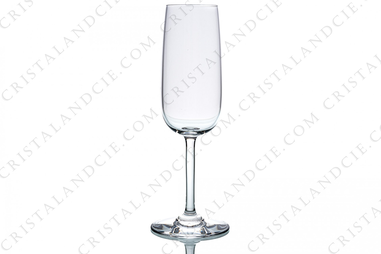 Champagne flute in crystal by Baccarat pattern Aurore photo-1