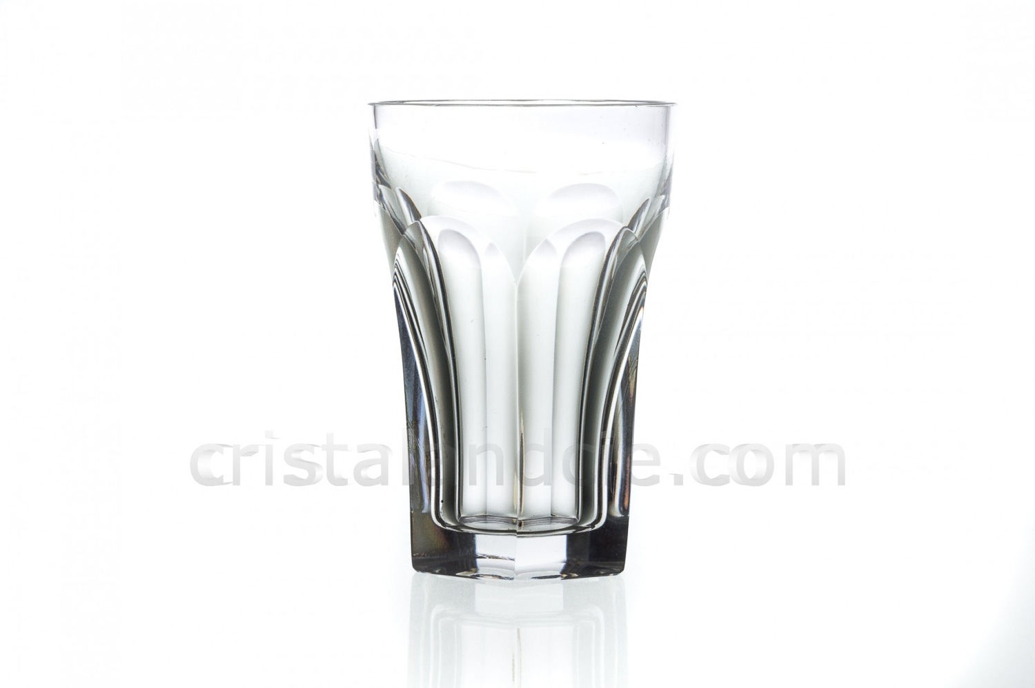 Tumbler in crystal by Baccarat pattern Harcourt with flatcuts photo-1