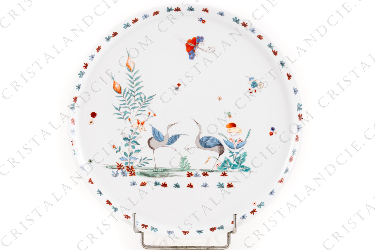 Plateau en porcelaine de Limoges de la maison Le Lys Royal modèle Kakiemon photo-1