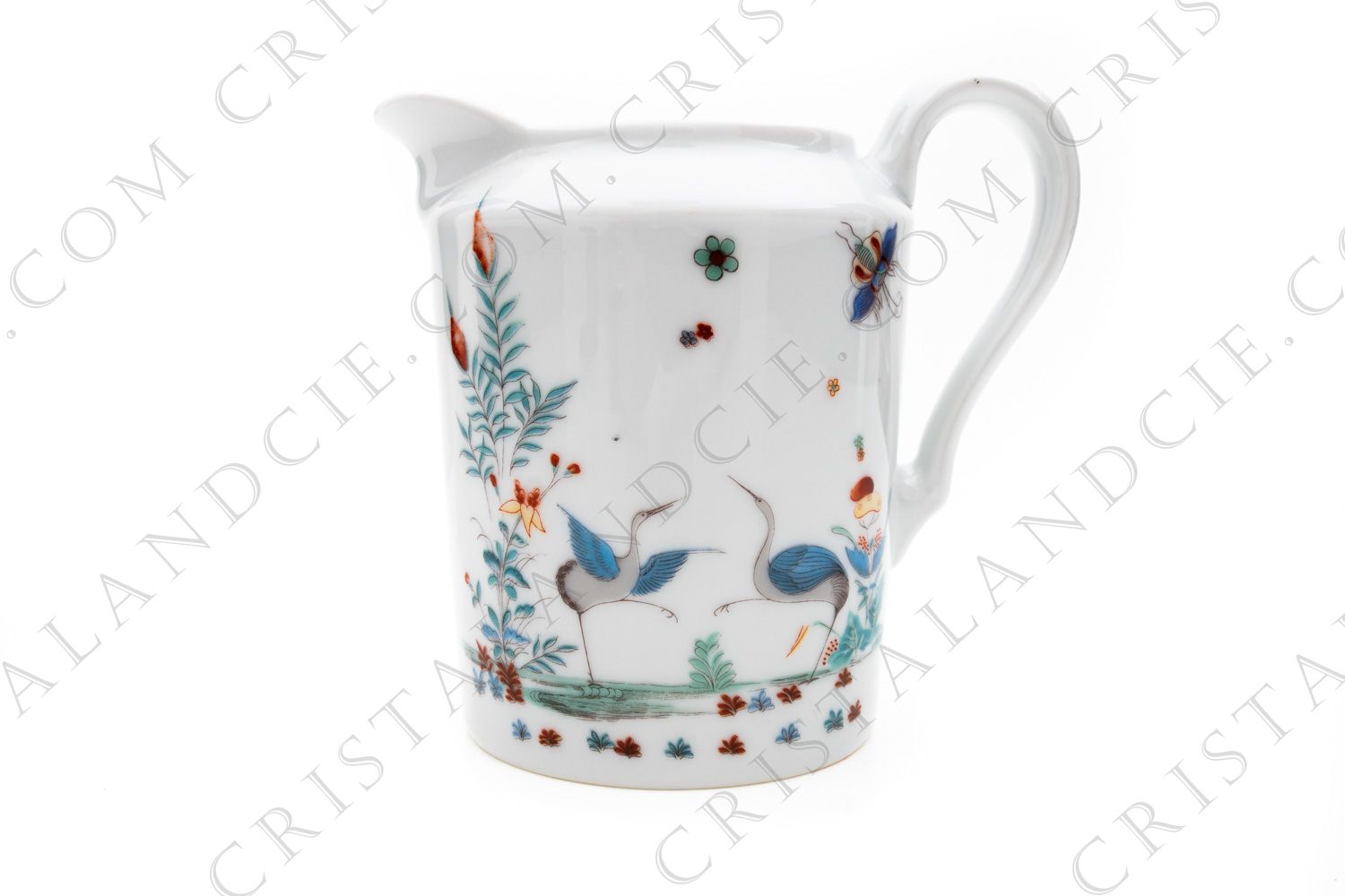 Pot à lait en porcelaine de Limoges de la maison Le Lys Royal modèle Kakiemon photo-1