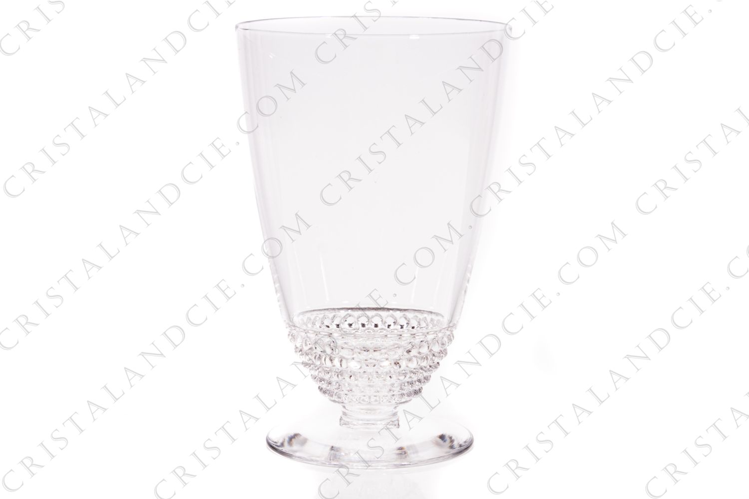 Verre à orangeade en cristal de Lalique modèle Nippon ornés de frises de perles sur la paraison photo-1