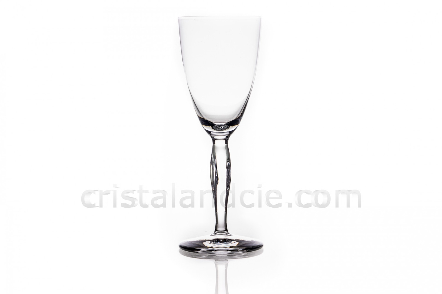 Verre à Porto n°5 en cristal de Daum modèle Ovédélia présentant un pied torsadé photo-1