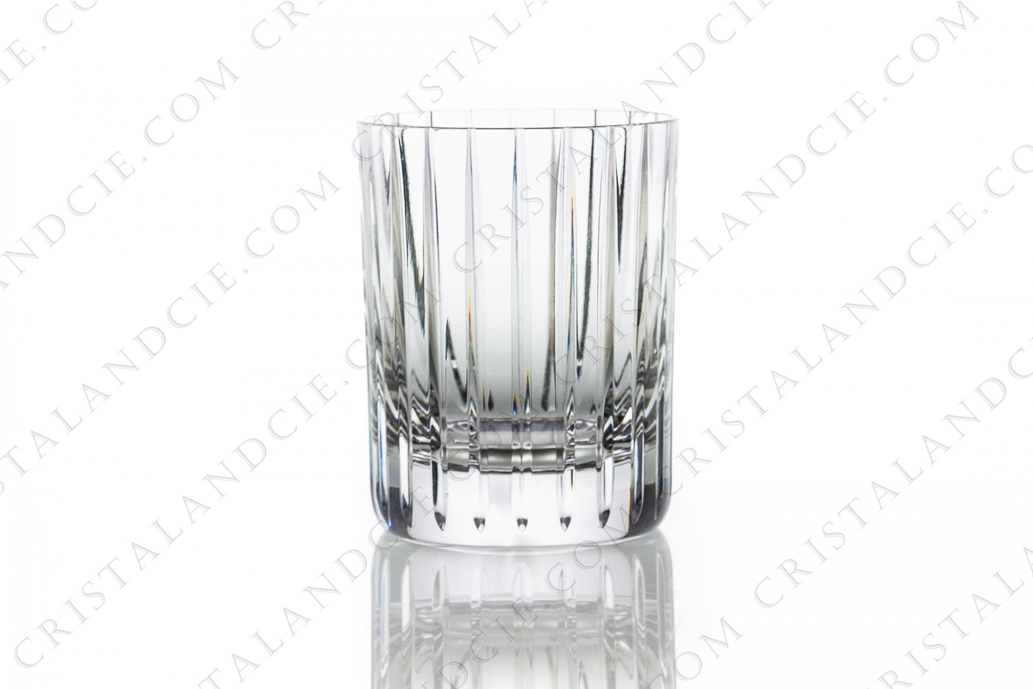 Verre à Whisky gobelet n°5 en cristal de Baccarat modèle Harmonie à décor de biseaux taillés photo-1