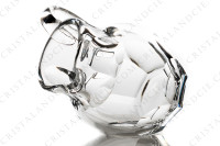 Broc à eau en cristal de Baccarat modèle Harcourt présentant un décor taillé de côtes plates photo-2
