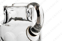 Broc à eau en cristal de Baccarat modèle Harcourt présentant un décor taillé de côtes plates photo-4