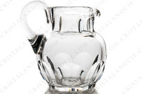 Broc à eau en cristal de Baccarat modèle Harcourt présentant un décor taillé de côtes plates photo-5