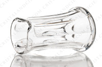 Canette en cristal de Baccarat modèle Malmaison ornée de côtes plates photo-2