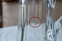 Canette en cristal de Baccarat modèle Malmaison ornée de côtes plates photo-8