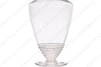 Carafe à Porto en cristal de Lalique modèle Nippon ornée de frises de perles sur la paraison et le bouchon photo-7