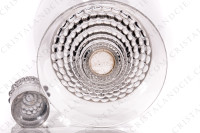 Carafe à Porto en cristal de Lalique modèle Nippon ornée de frises de perles sur la paraison et le bouchon photo-9