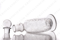 Carafe à vin en cristal de Baccarat modèle Michelangelo présentant un important décor gravé photo-2