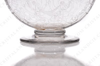 Carafe à vin en cristal de Baccarat modèle Michelangelo présentant un important décor gravé photo-8