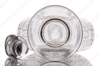 Carafe à vin en cristal de Baccarat modèle Michelangelo présentant un important décor gravé photo-9