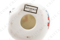 Figurine en porcelaine de Limoges de la maison Bernardaud présentant un chat décoré de pièces de puzzle polychromes photo-8