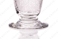 Set of five cordial glasses in crystal by Baccarat pattern Michelangelo with an important engraved pattern photo-5