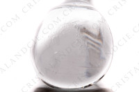 Confiturier et sa cuillère en cristal de Baccarat modèle Harcourt Missouri à décor de pans coupés photo-7