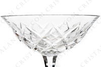 Coupe à Champagne en cristal de Saint-Louis modèle Adour ornée de Losanges taillés photo-3