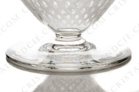 Coupe à Champagne en cristal de Baccarat modèle Alhambra ( Bruxelles) orné d un décor gravé photo-4