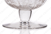 Coupe à Champagne en cristal de Baccarat modèle Argentina présentant un important décor gravé photo-4