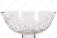 Coupe à Champagne en cristal de Baccarat modèle Argentina présentant un important décor gravé photo-3