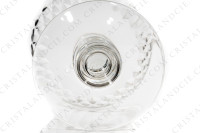 Coupe à Champagne en cristal de Baccarat modèle Armagnac présentant un important décor d écailles taillées sur la paraison photo-6