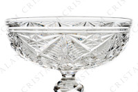 Coupe à Champagne en cristal de Baccarat forme 9056 taille 9058 présentant un décor de biseaux et étoile sur la paraison, une bague facettée et des côtes plates sur la jambe et une étoile à flammes sous le pied photo-3