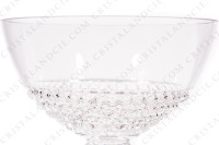 Coupe à Champagne en cristal de Lalique modèle Nippon ornés de frises de perles sur la paraison photo-3