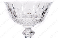 Champagne saucer in crystal by Saint-Louis pattern Tommy with an important cut pattern photo-3