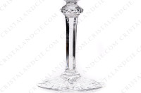 Champagne saucer in crystal by Saint-Louis pattern Tommy with an important cut pattern photo-4