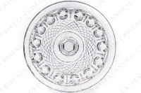 Champagne saucer in crystal by Saint-Louis pattern Tommy with an important cut pattern photo-5