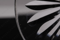 Champagne saucer in crystal by Saint-Louis pattern Tommy with an important cut pattern photo-7