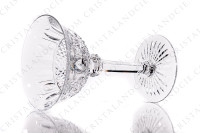Champagne saucer in crystal by Saint-Louis pattern Tommy with an important cut pattern photo-2