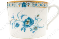 Déjeuner en porcelaine de Limoges de la maison Haviland modèle Nankin à décor de fleurs en camaïeu de bleus et rehauts or photo-3