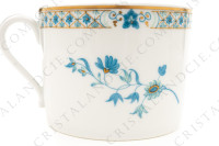 Déjeuner en porcelaine de Limoges de la maison Haviland modèle Nankin à décor de fleurs en camaïeu de bleus et rehauts or photo-5