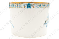Déjeuner en porcelaine de Limoges de la maison Haviland modèle Nankin à décor de fleurs en camaïeu de bleus et rehauts or photo-6